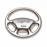  Breloc din metal in forma de volan personalizat